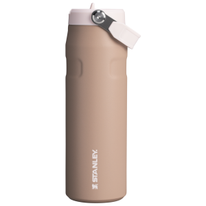 The Almond Rose IceFlow Bottle with Flip Straw Lid | 24 OZ